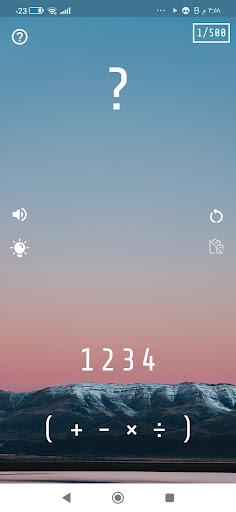 Android application 4=10 Puzzles screenshort