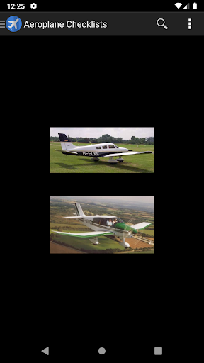 Android application Aeroplane Checklists Pro screenshort