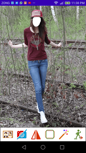 Women Jeans Photo Changer Screen 2