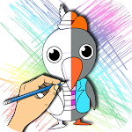 Cover Image of Download How To Draw Kawaii Animals  APK