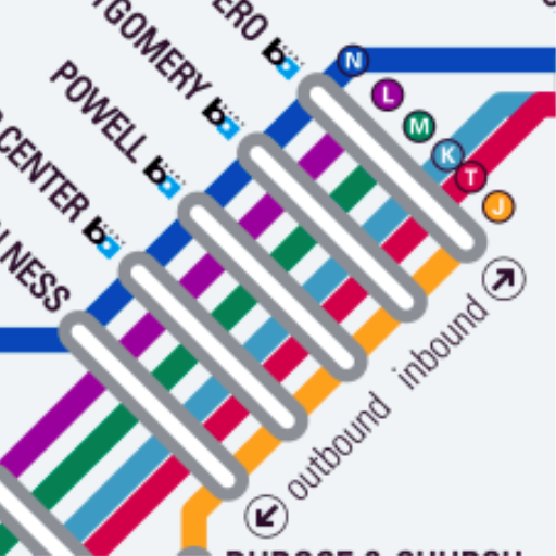 SFMTA - SF MUNI Metro 2024 logo