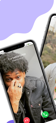 Android application CoryxKenshin Fake Call screenshort