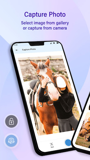 Horse with Girl Photo Editor Screen 2