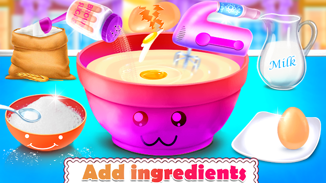 #3. Cake Maker - Cupcake Maker (Android) By: Wedding Games