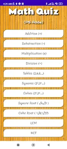 Math games & Math tricks Quiz