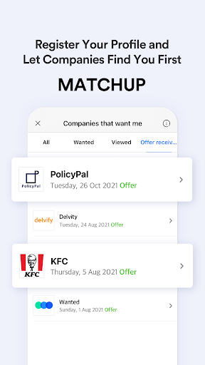 Wanted: Jobs & Career Screen 3