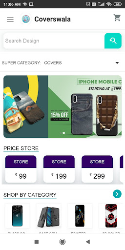 Android application Coverswala screenshort