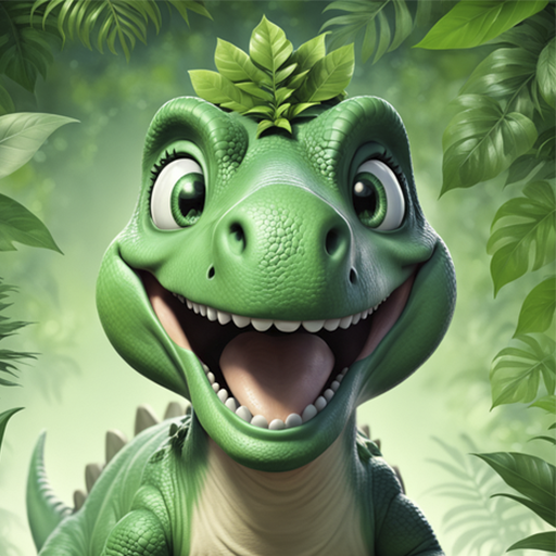 Dino Run - Think like a Dino logo
