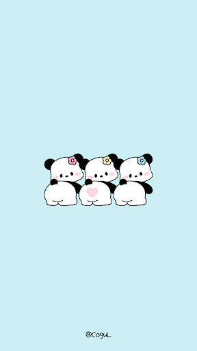 Android application 카카오톡 테마 - 푸요_궁둥이 (카톡테마) screenshort