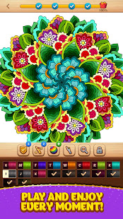 Cross Stitch Coloring Mandala screenshots 10