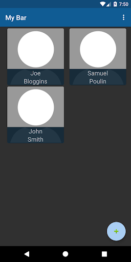 Android application Bar Tab screenshort