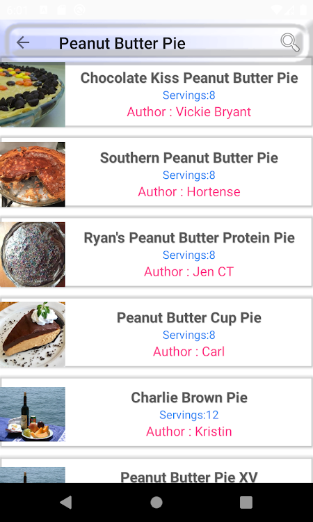 Peanuts recipe: goober - 6.0 - (Android)