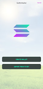 Captura 1 SolRnWallet android