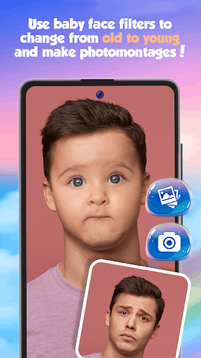 Android application Baby Face Funny Age Changer screenshort
