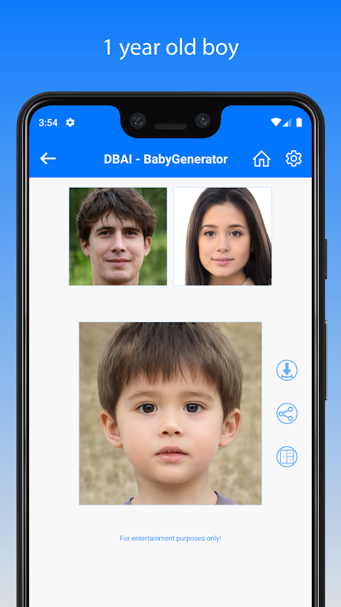 BabyGenerator - 赤ちゃんの顔を予測するのおすすめ画像1