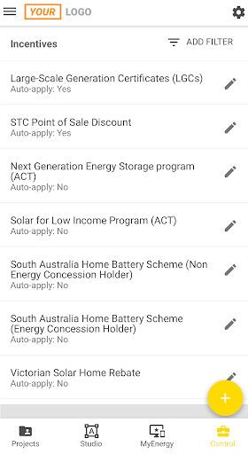 Android application OpenSolar screenshort