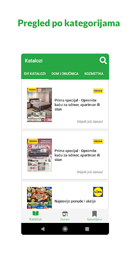 Android application Katalozi HR - svi katalozi screenshort