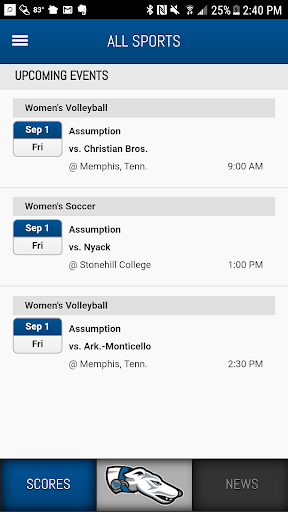 Assumption Front Row