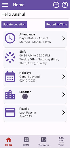 EazeWork - HR and Payroll Screenshot 1 - AppWisp.com