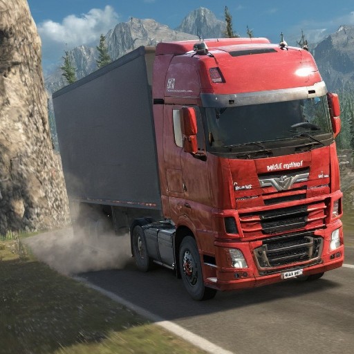 Real Truck Driving Simulation