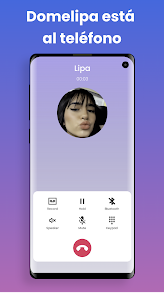 Captura de Pantalla 3 Videollamada falsa de Domelipa android