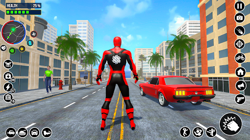 Spider Rope Game Gangster Hero Screen 3
