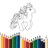 Pony Colouring icon