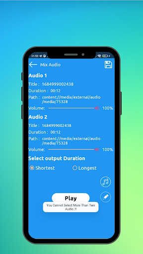 Audio Cutter Screen 2