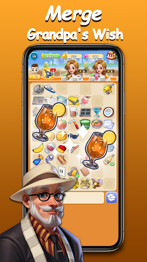 Android application Bucket List: Merge screenshort