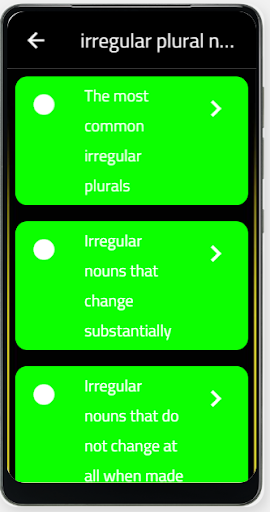 irregular plural nouns Screen 2
