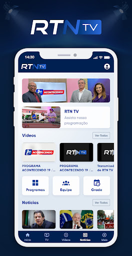 Android application RTN TV screenshort