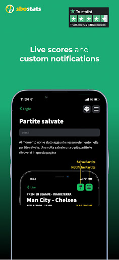 Sbostats: stats football screenshot 2