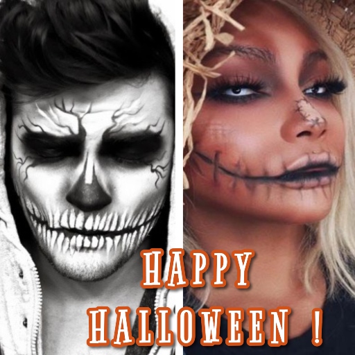 Skull Face Halloween Makeup logo