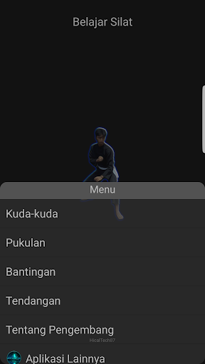 Android application Belajar Silat screenshort
