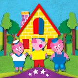 The three little pigs icon