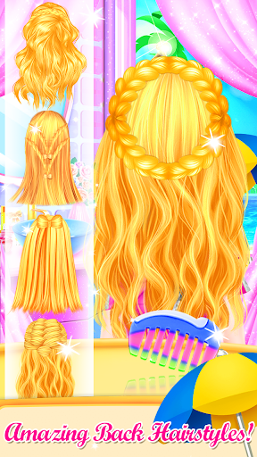 Summer fashion hair salon