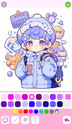 Game screenshot Cute Drawing : Anime Color Fan hack
