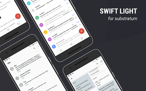 Swift Light Substratum Theme Screenshot
