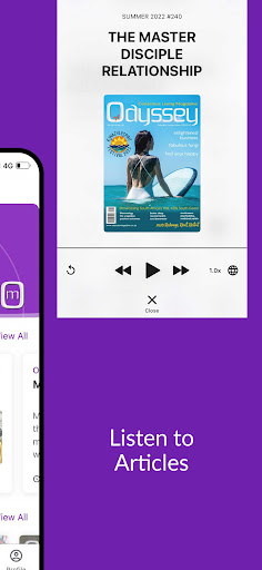 Odyssey Magazine Screen 3