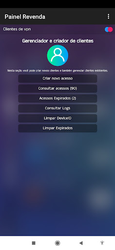 Painel webplanet Screen 3