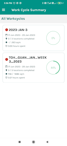 Android application urbanEye Lite screenshort