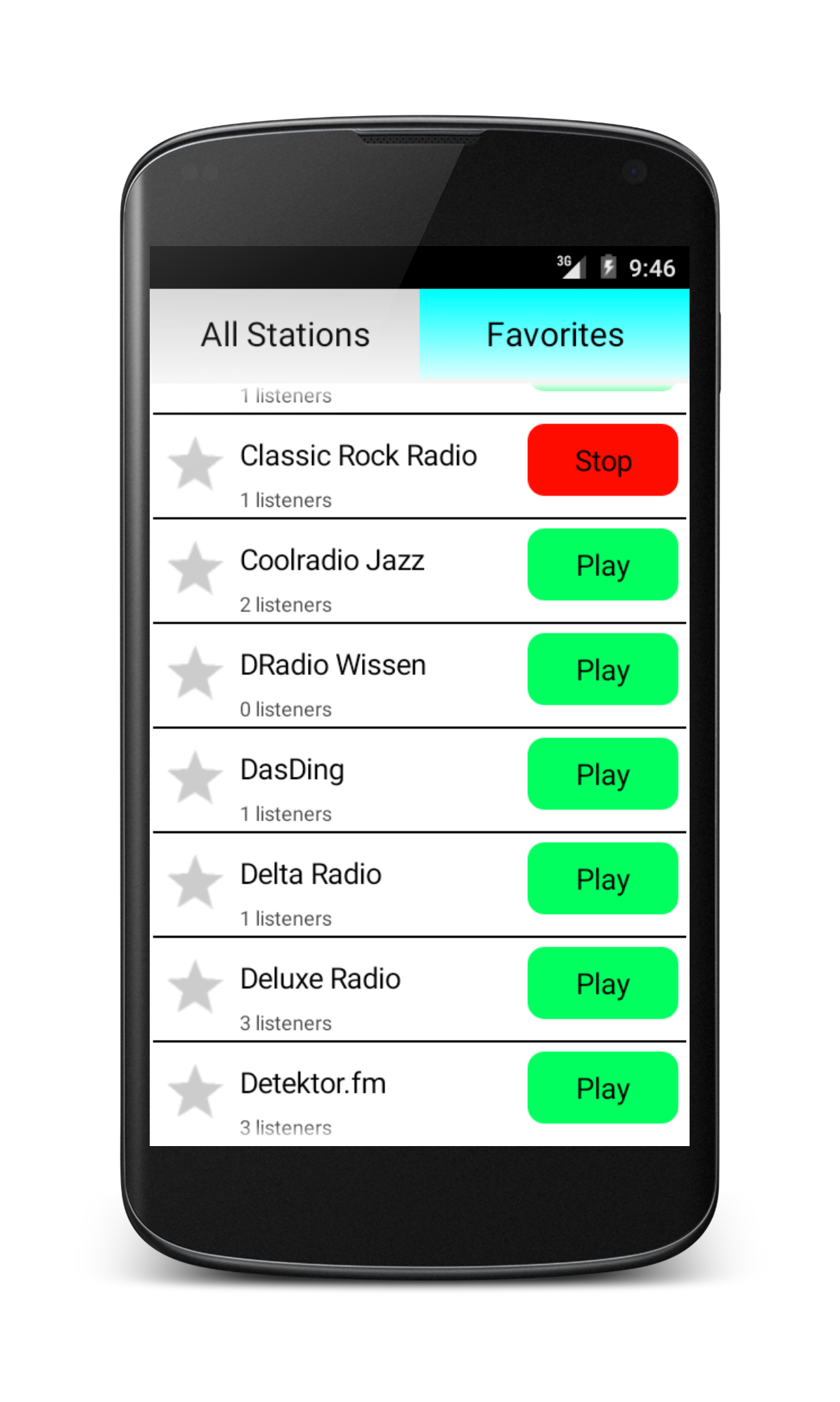 Android application German Radio Online screenshort