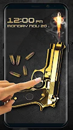 Gun Shooting Lock Screen