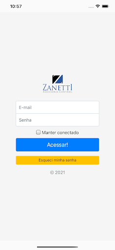 Android application Zanetti Assessoria screenshort