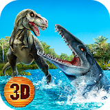 Megalodon vs Dino: Sea Monsters Battle icon