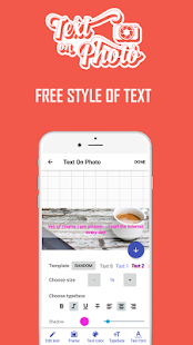 Create Quote - Write text on photo Bildschirmfoto