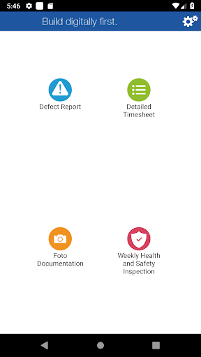 Android application Field2BIM screenshort