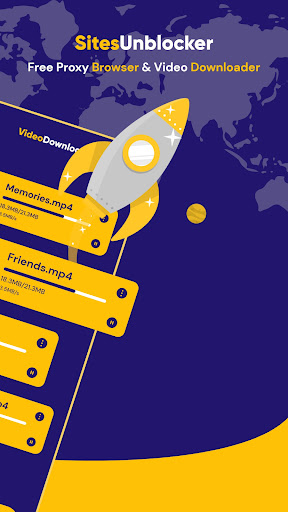 Android application Sites Unblocker-Fast Proxy VPN screenshort