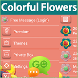 GO SMS Colorful Flowers Theme icon