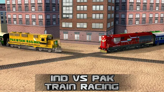 India VS Pakistan Train racing